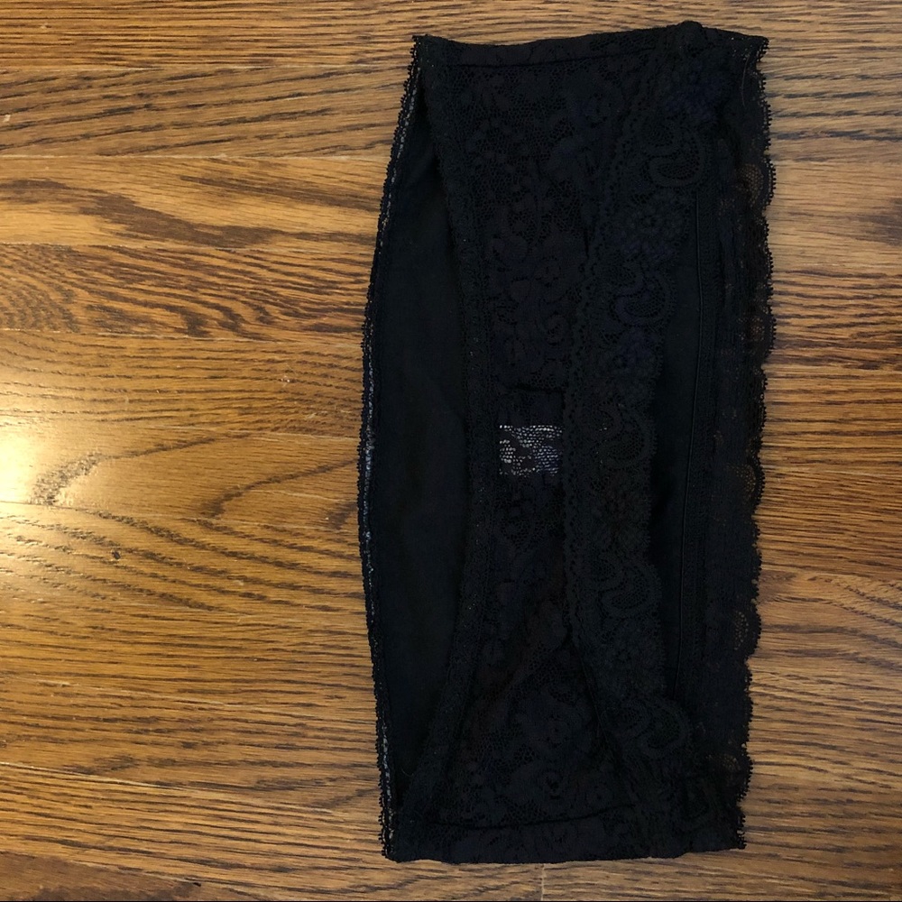 Black bandeau, worn once!